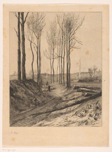 Country road near Vilvoorde