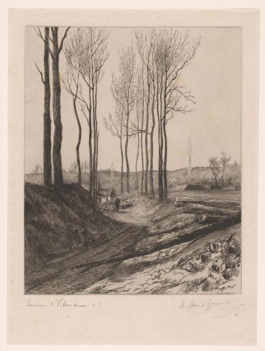 Country road near Vilvoorde