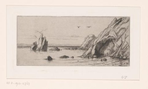 Rocky coast on Porquerolles