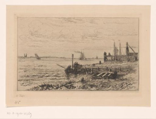 View of the Scheldt at Burcht