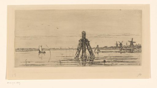View of the Biesbosch at Dordrecht