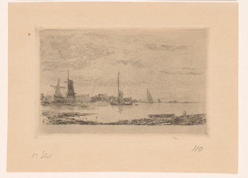 River Landscape near Dordrecht
