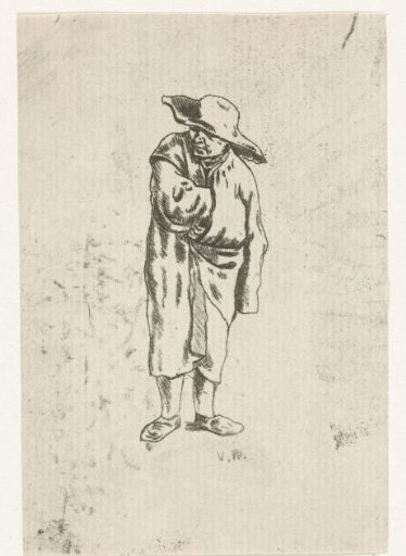 Man with arm in his jacket
