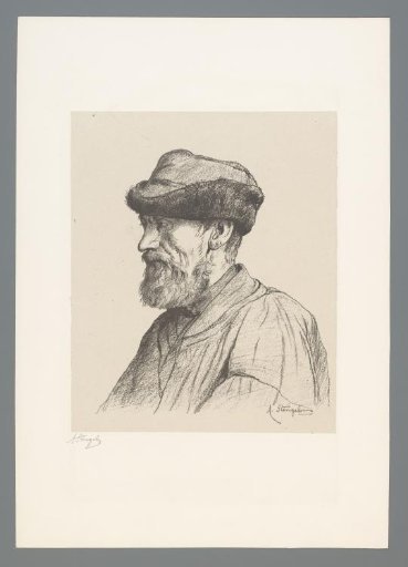 Portrait of a man with a short beard and cap