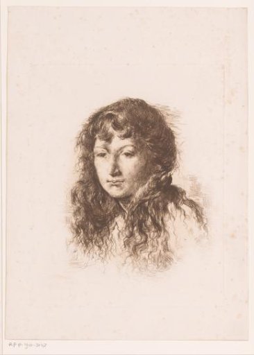 Portrait of an unknown girl