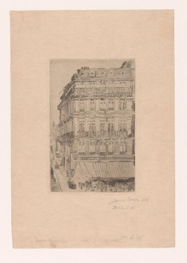 View of the Anspachlaan in Brussels