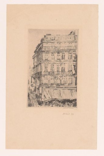 View of the Anspachlaan in Brussels