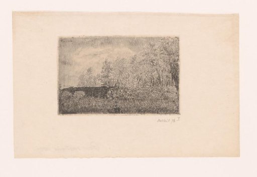 Landscape with bridge