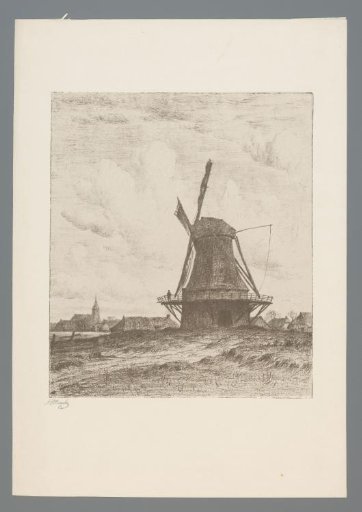 Windmill on the edge of Beilen
