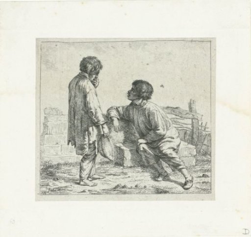 Two talking men