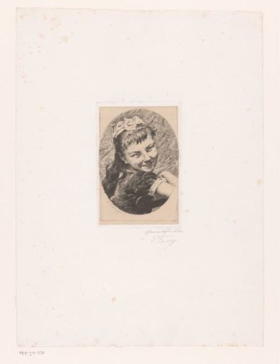Portrait of an unknown smiling girl