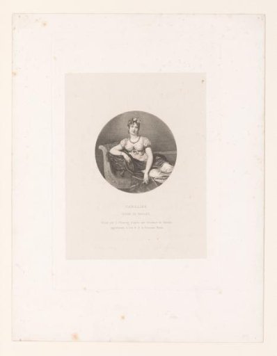 Portrait of Carolina Bonaparte
