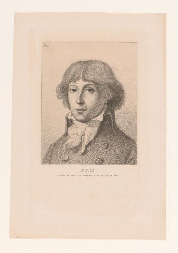 Portrait of Louis Antoine Léon de Saint-Just
