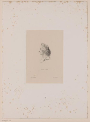 Portrait of Marie d'Agoult