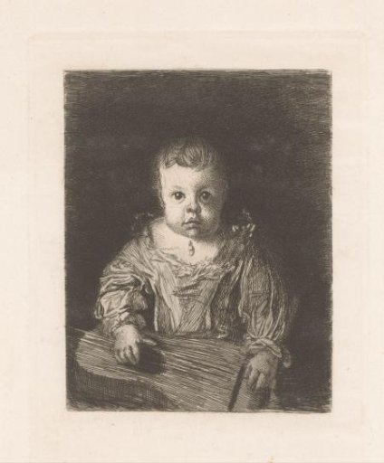 Child with a guitar