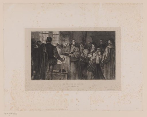 Franciscus Junius secretly preaching the Reformation in Antwerp