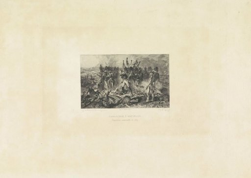 General Cambronne during the Battle of Waterloo, 1815