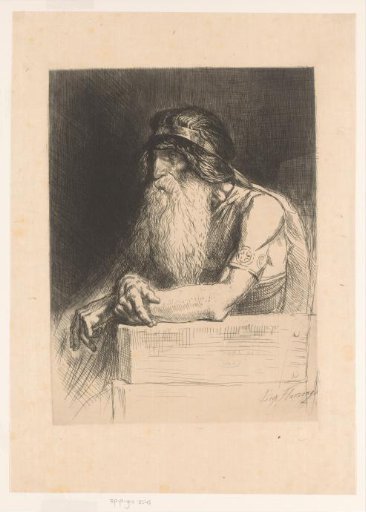 Old man with arms crossed