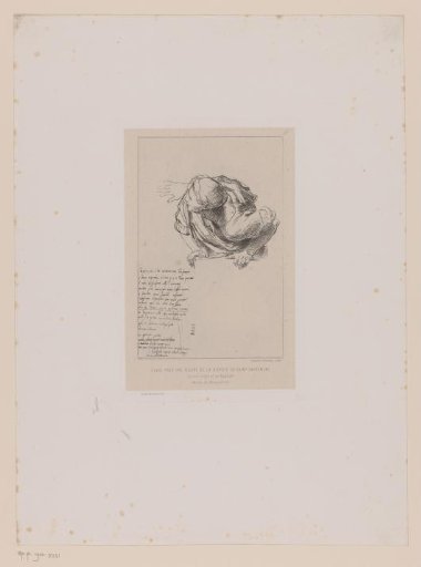 Study for a figure from the Holy Sacrament