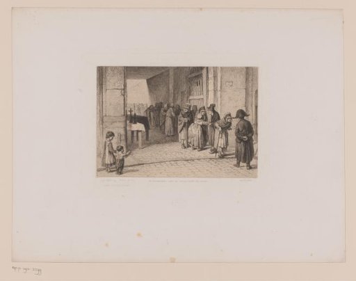 Two young children observing a group of Little Sisters of the Poor after a funeral