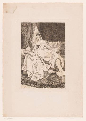 Lady and minstrel