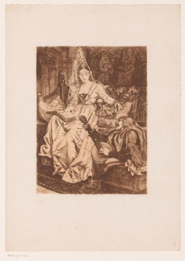 Lady and minstrel