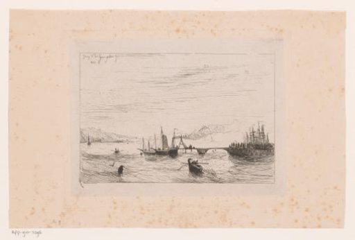 Quay with pier in the water