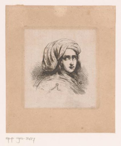 Portrait of an Unknown Woman with a Turban