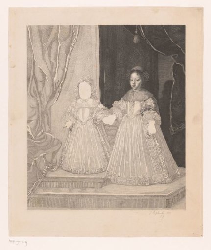 Double portrait of two unknown children