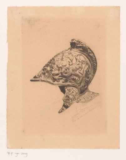 Decorated helmet