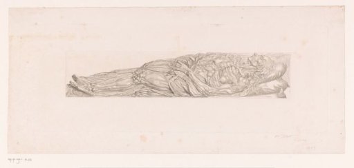 Study for a tomb monument for a woman