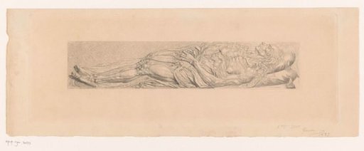 Study for a tomb monument for a woman