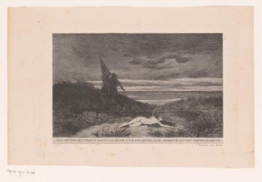 Fisherman finds the naked body of a murdered young woman in the dunes