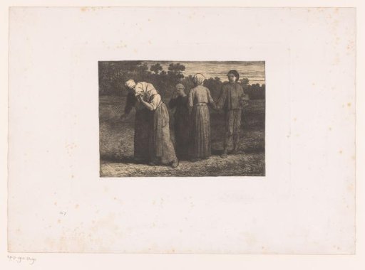 Weeping women bidding farewell to a man
