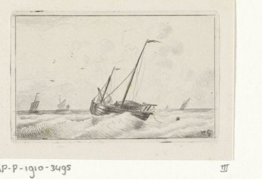 Ship on waves