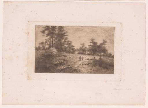 Landscape with Two Walkers