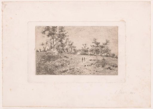 Landscape with Two Walkers