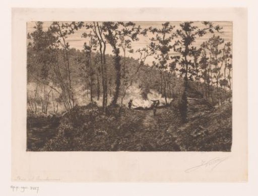 Forest with Woodcutters and Woodburners