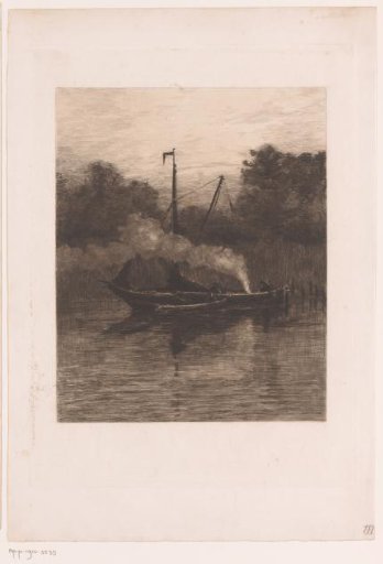 Two Boats in a Canal