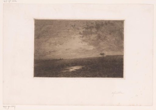 Heath Landscape at Twilight