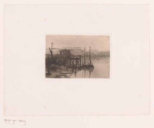 Three Sailing Boats at a Pier on the Coast