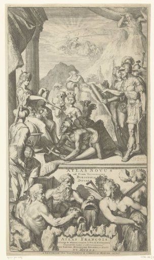 Title page for 'Atlas nouveau, contenant toutes les parties du monde' by Guillaume Delisle