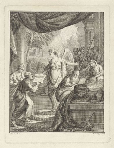 Allegorical Representation with an Angel