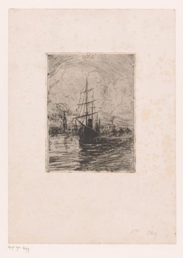 River view with steamship