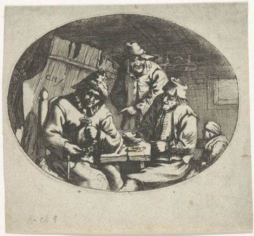Peasant company at a table