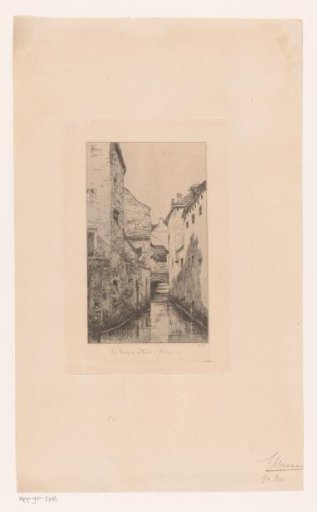 Facades Along a Canal in Nivelles