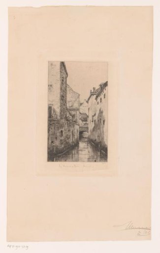 Facades Along a Canal in Nivelles
