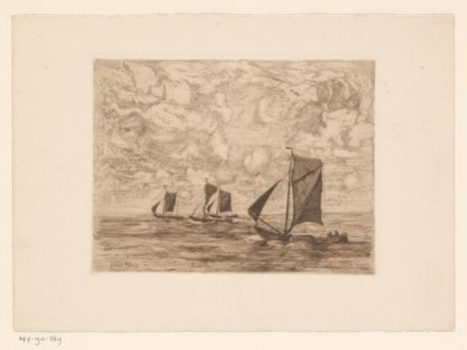 Three sailing ships