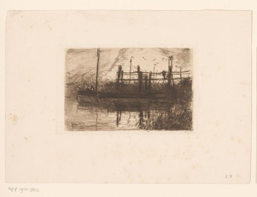 Boat along the shore of a lake
