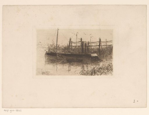 Boat along the shore of a lake